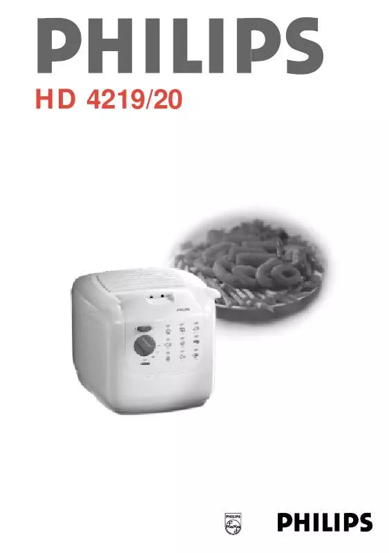 Mode d'emploi PHILIPS HD4219