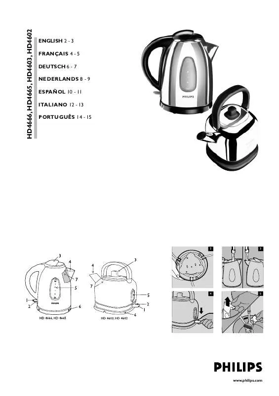 Mode d'emploi PHILIPS HD4603