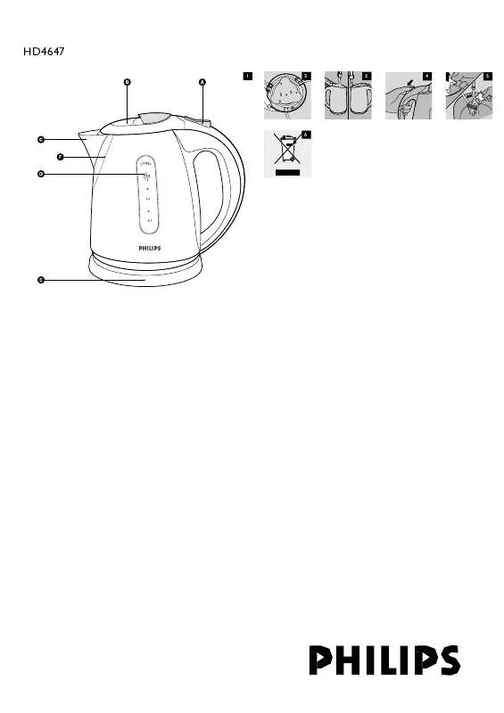 Mode d'emploi PHILIPS HD4647