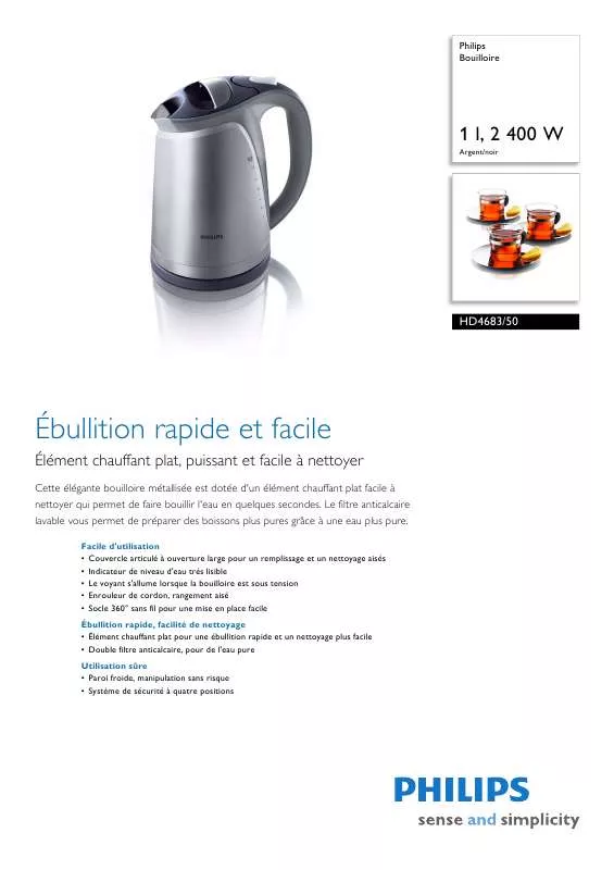 Mode d'emploi PHILIPS HD 4683