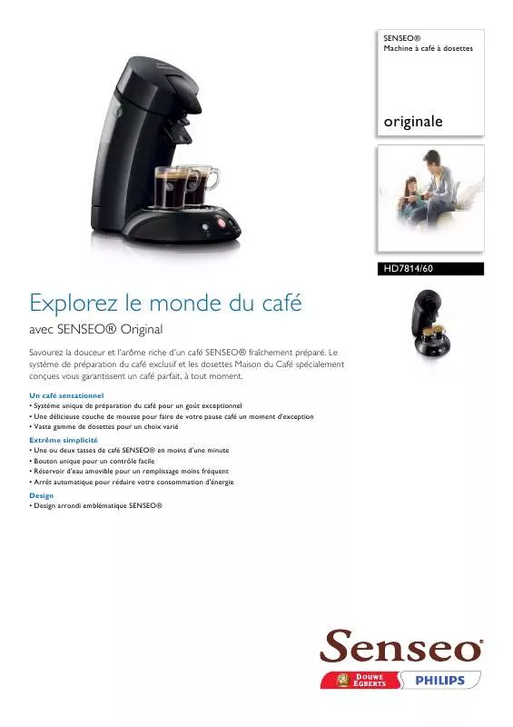 Mode d'emploi PHILIPS HD7814