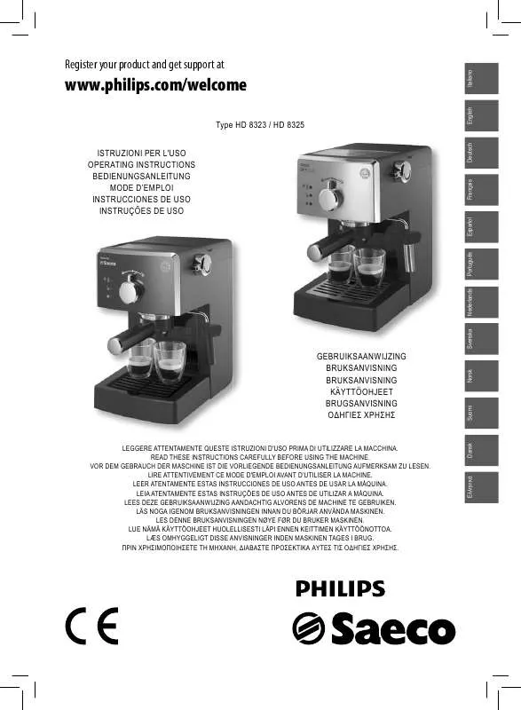 Mode d'emploi PHILIPS HD8327