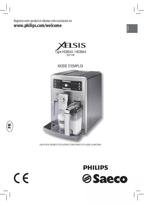 Mode d'emploi PHILIPS HD 8854