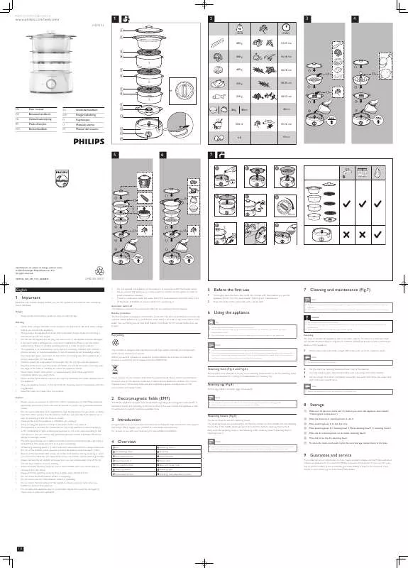 Mode d'emploi PHILIPS HD 9132