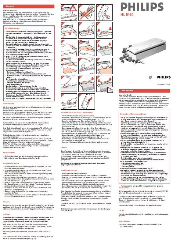 Mode d'emploi PHILIPS HL5410