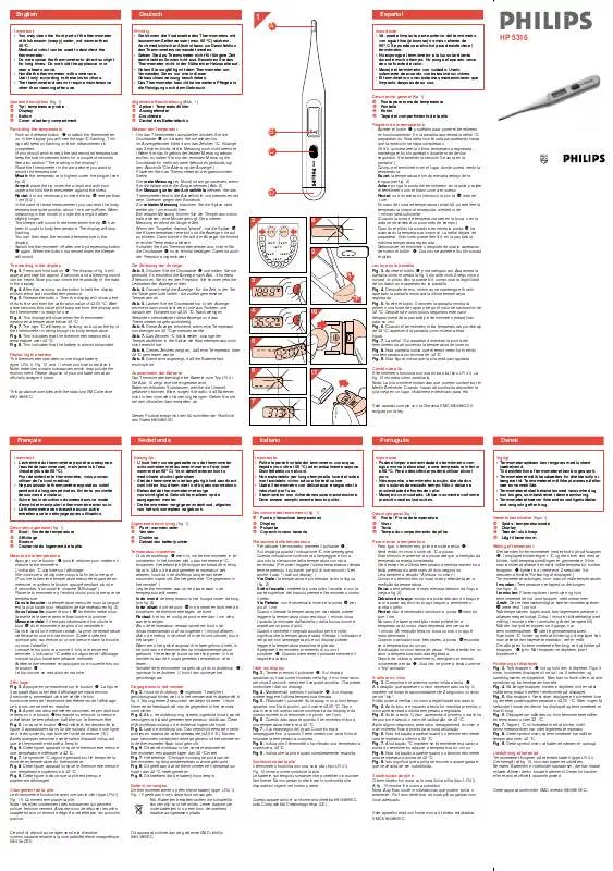 Mode d'emploi PHILIPS HP5316