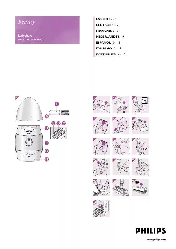 Mode d'emploi PHILIPS HP6301