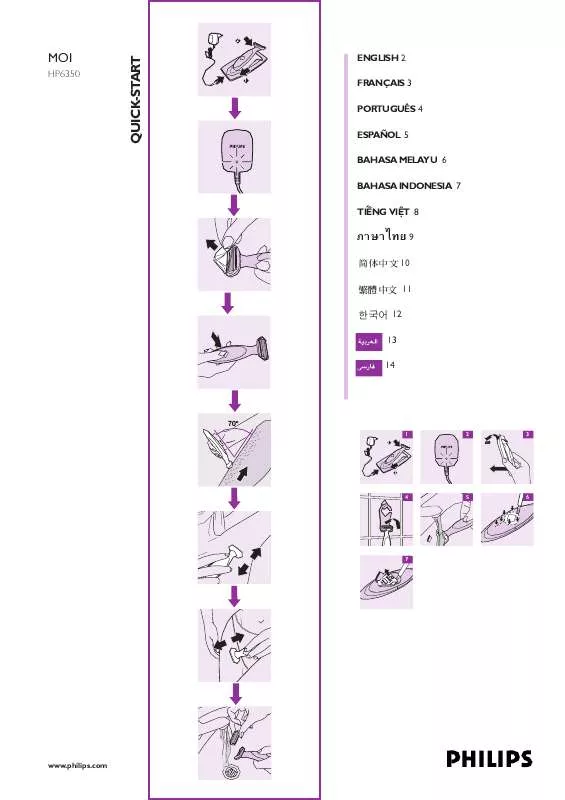 Mode d'emploi PHILIPS HP6350