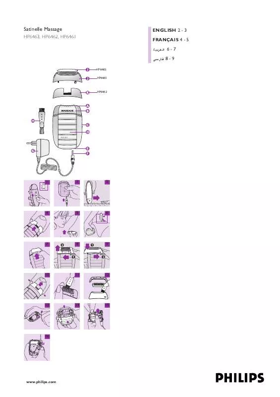 Mode d'emploi PHILIPS HP6463