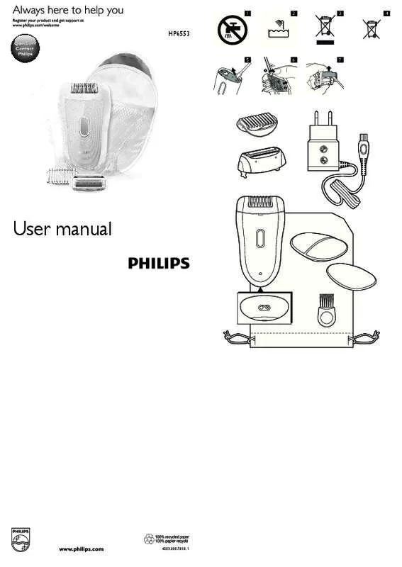 Mode d'emploi PHILIPS HP6553