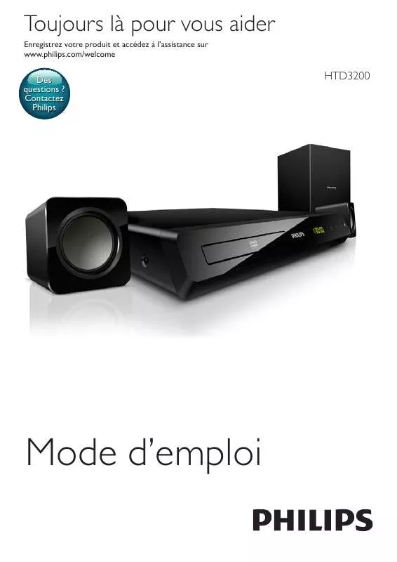 Mode d'emploi PHILIPS HTD 3200