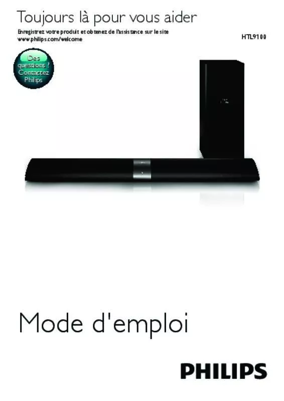 Mode d'emploi PHILIPS HTL 9100