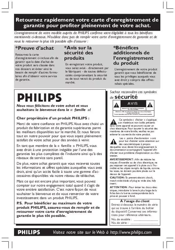 Mode d'emploi PHILIPS HTS3400-37B