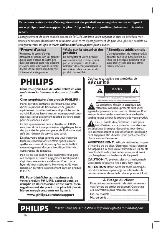 Mode d'emploi PHILIPS HTS6500-37B