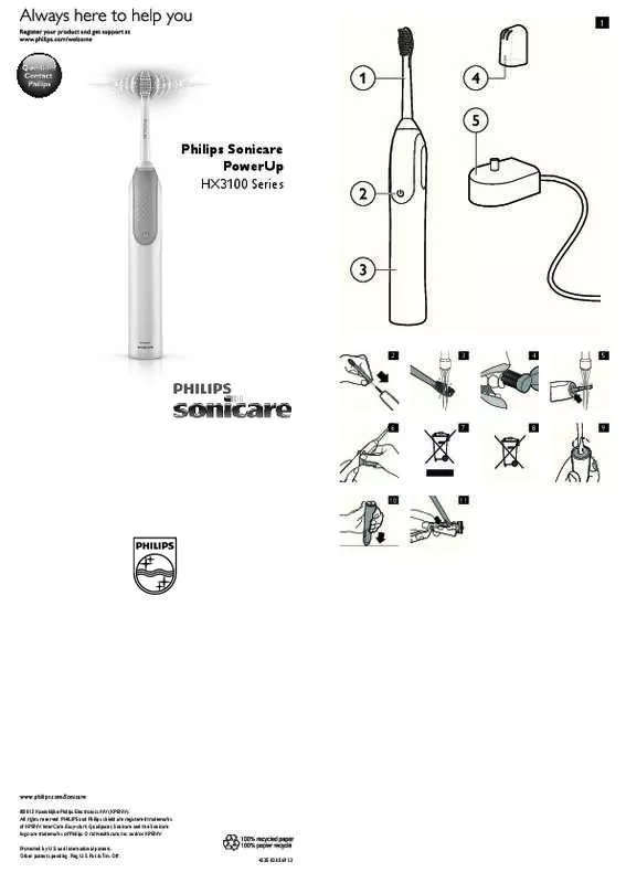 Mode d'emploi PHILIPS HX3120