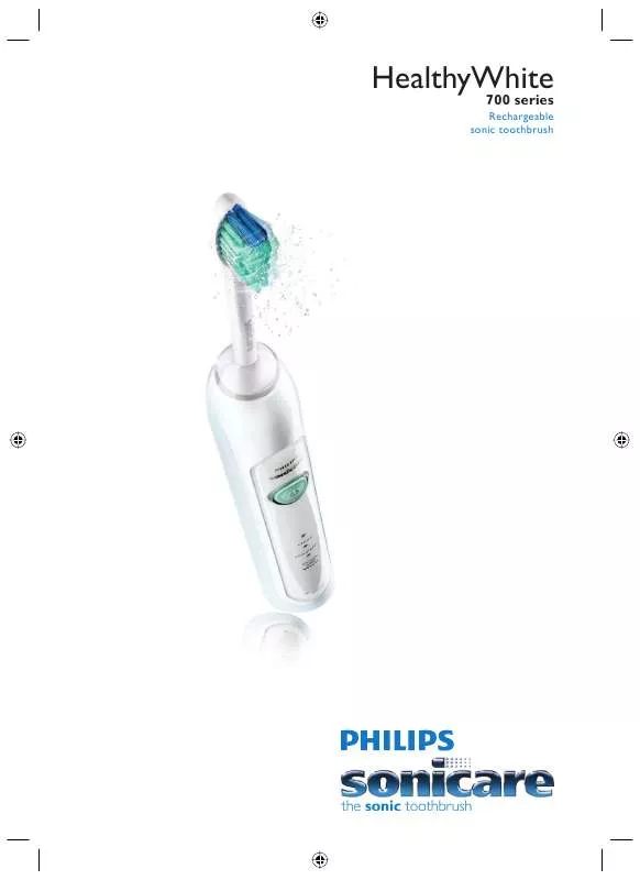 Mode d'emploi PHILIPS HX6712