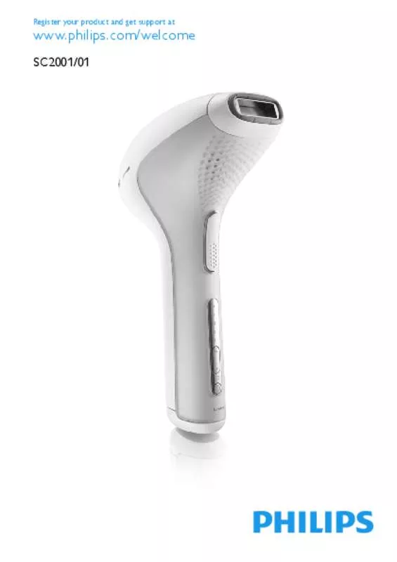 Mode d'emploi PHILIPS LUMEA 2 SC2001/01