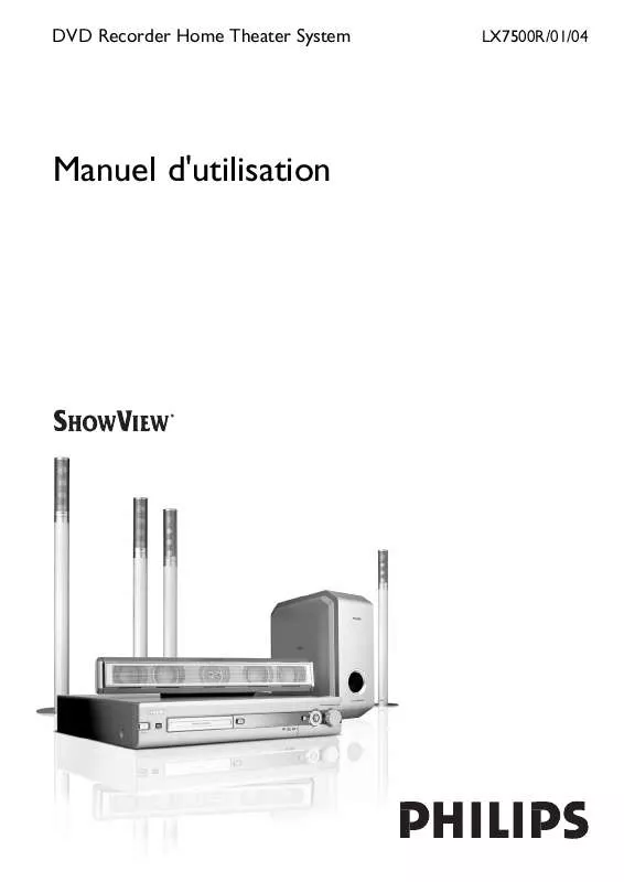 Mode d'emploi PHILIPS LX7500R