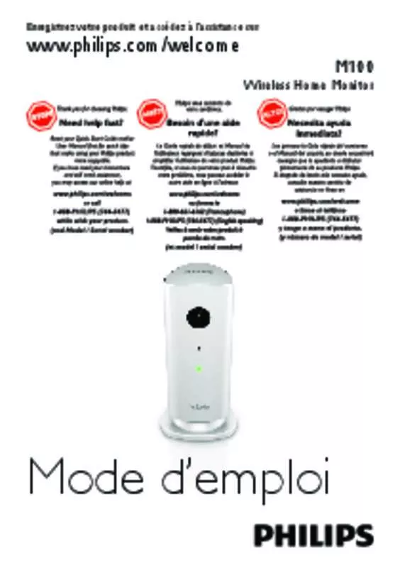 Mode d'emploi PHILIPS M100