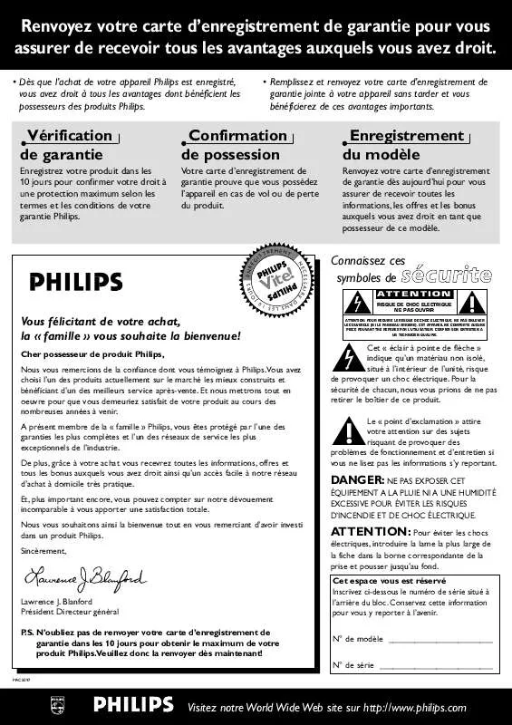 Mode d'emploi PHILIPS MX1015