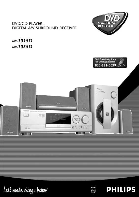 Mode d'emploi PHILIPS MX1055D37