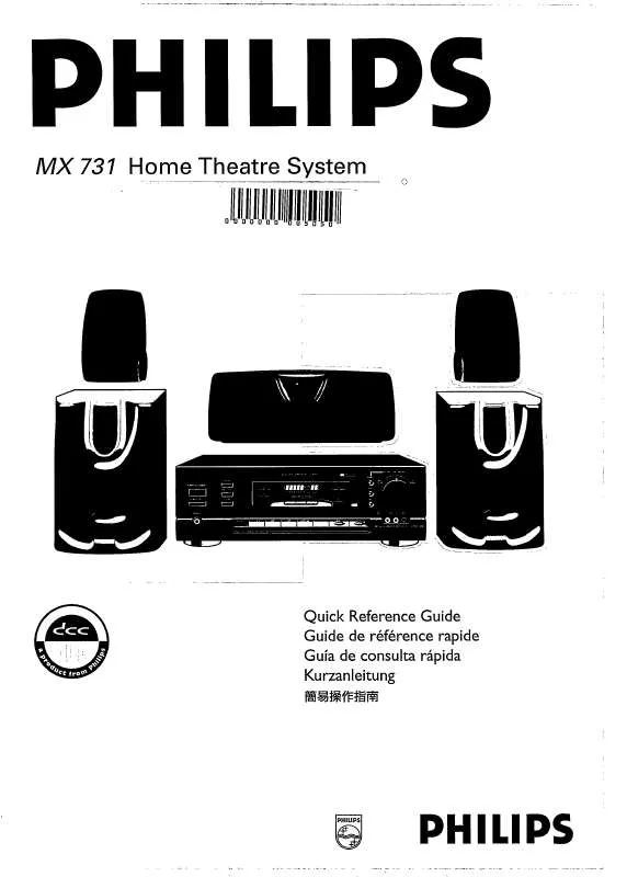 Mode d'emploi PHILIPS MX731