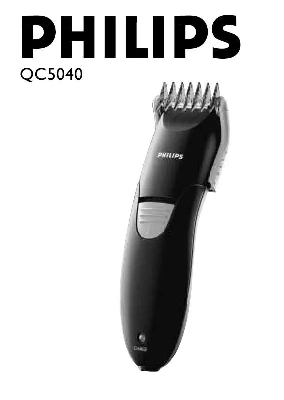 Mode d'emploi PHILIPS QC5040