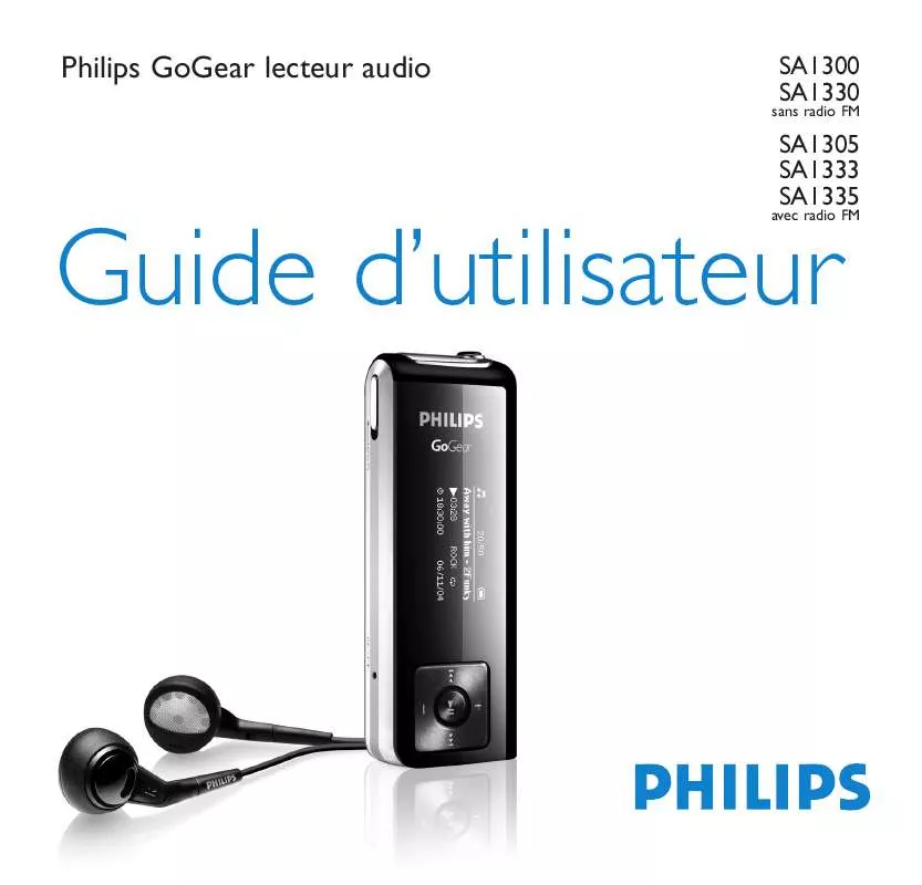 Mode d'emploi PHILIPS SA1305