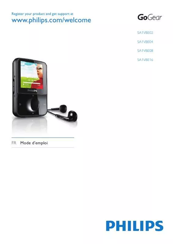 Mode d'emploi PHILIPS SA1VBE04KM