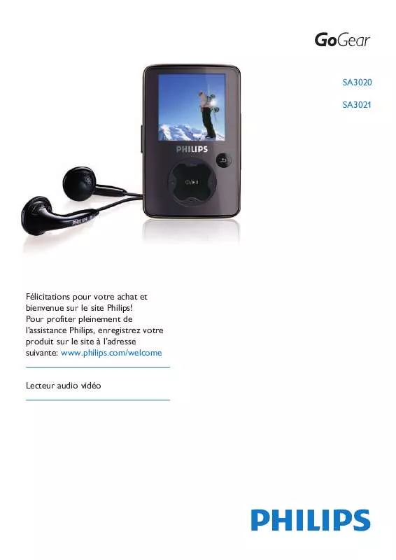 Mode d'emploi PHILIPS SA3020