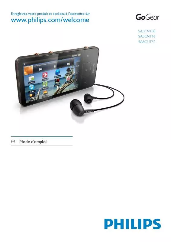 Mode d'emploi PHILIPS SA3CNT16