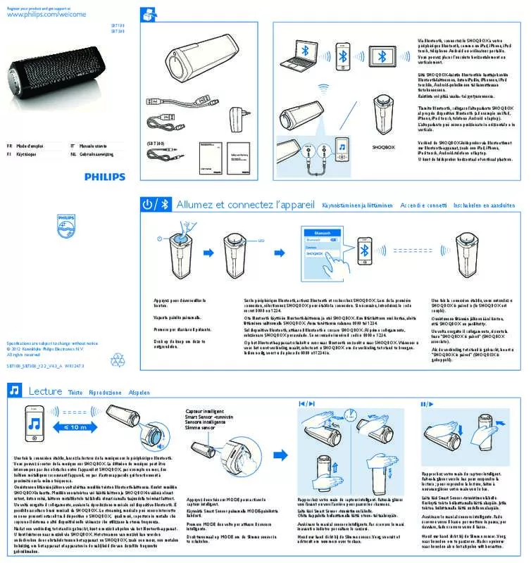 Mode d'emploi PHILIPS SB7300/12