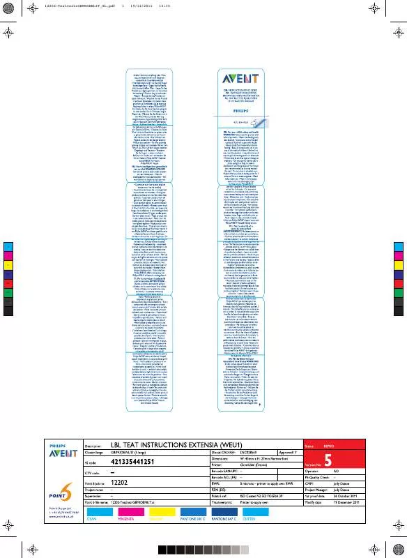 Mode d'emploi PHILIPS SCF651/27