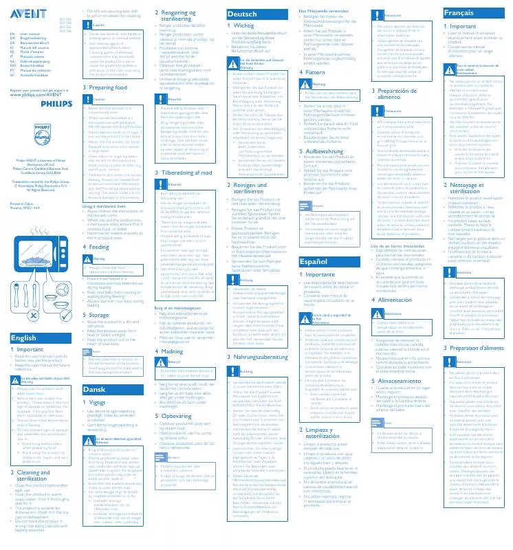 Mode d'emploi PHILIPS SCF704/00