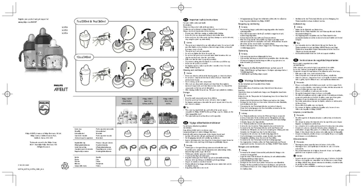 Mode d'emploi PHILIPS SCF750/00