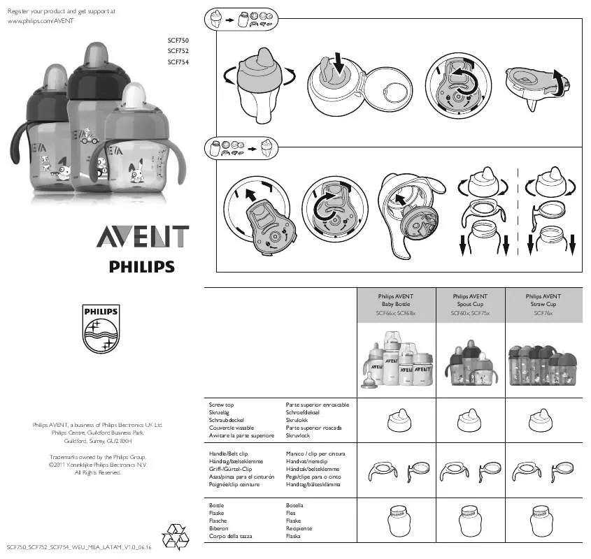 Mode d'emploi PHILIPS SCF752