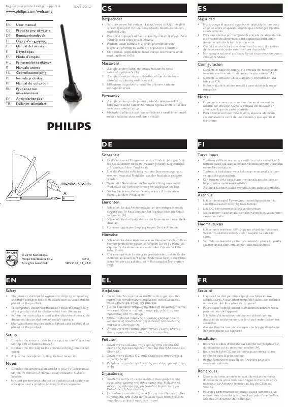 Mode d'emploi PHILIPS SDV5100