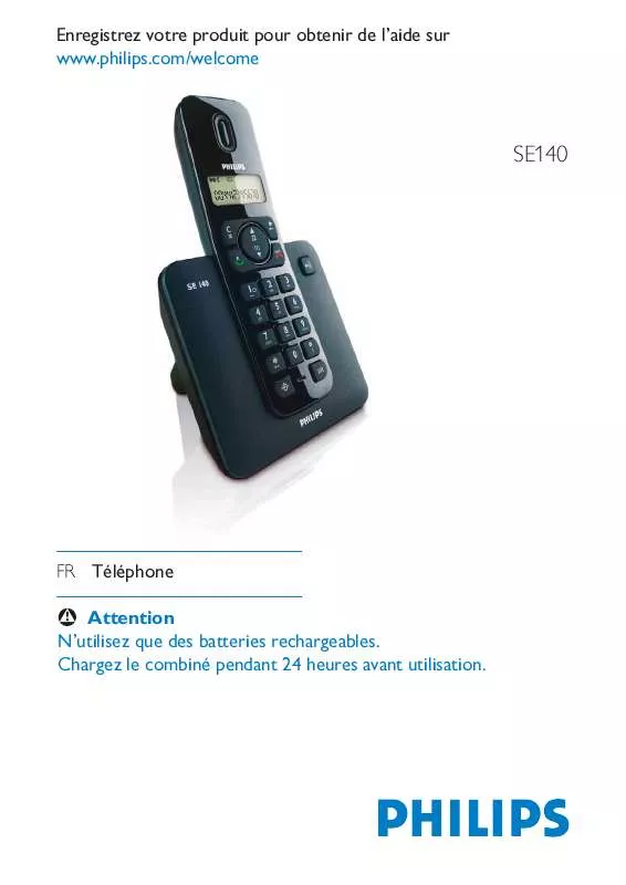 Mode d'emploi PHILIPS SE1401B