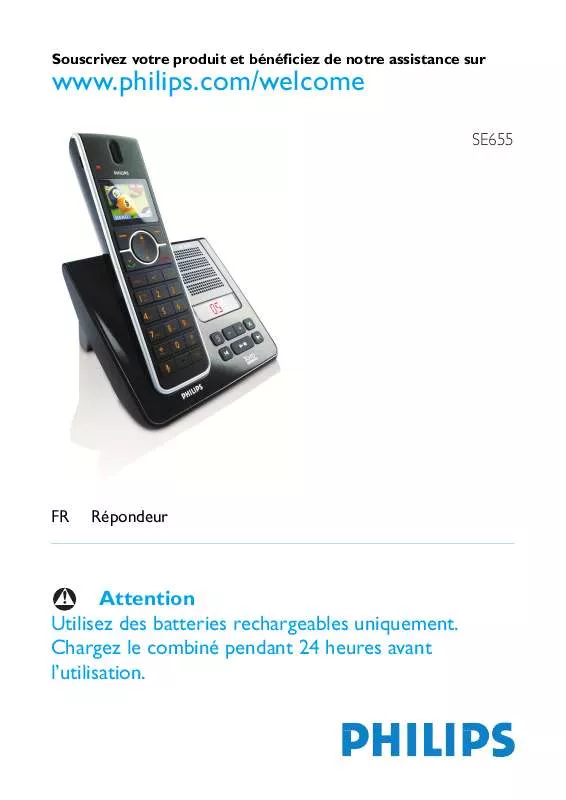 Mode d'emploi PHILIPS SE6552B