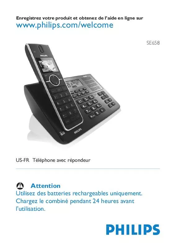 Mode d'emploi PHILIPS SE6581B