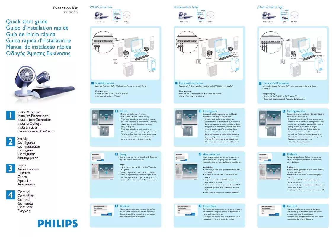 Mode d'emploi PHILIPS SGC6101BD