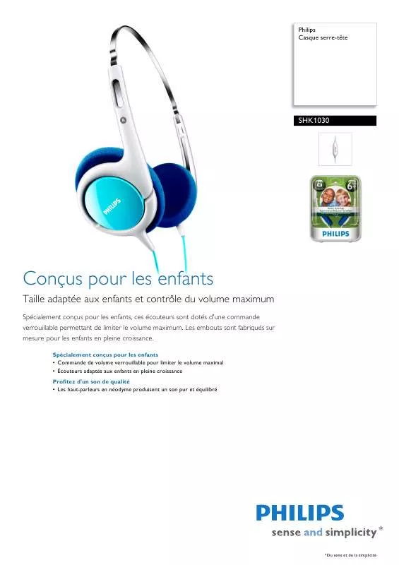 Mode d'emploi PHILIPS SHB4000/00