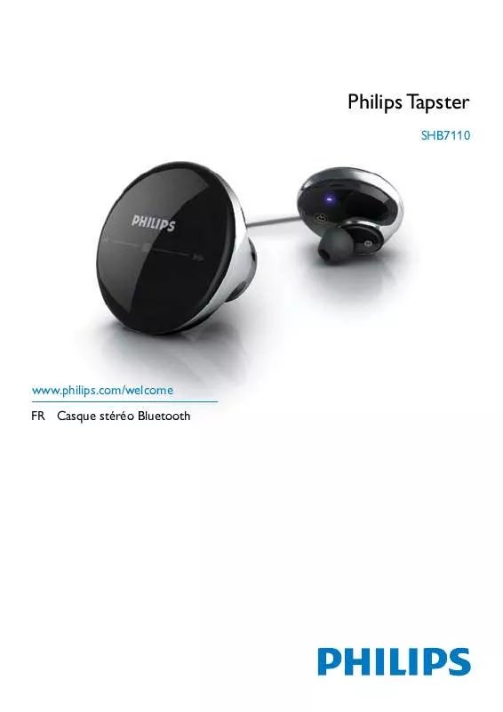 Mode d'emploi PHILIPS SHB7110