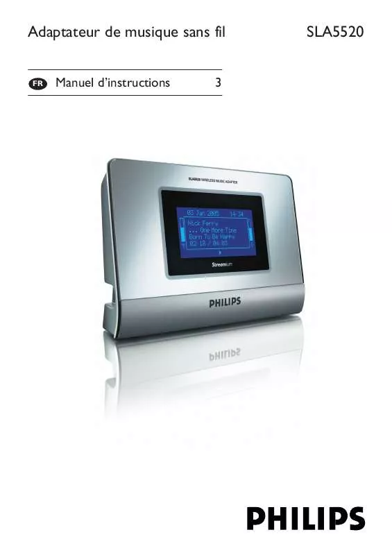 Mode d'emploi PHILIPS SLA5520NS