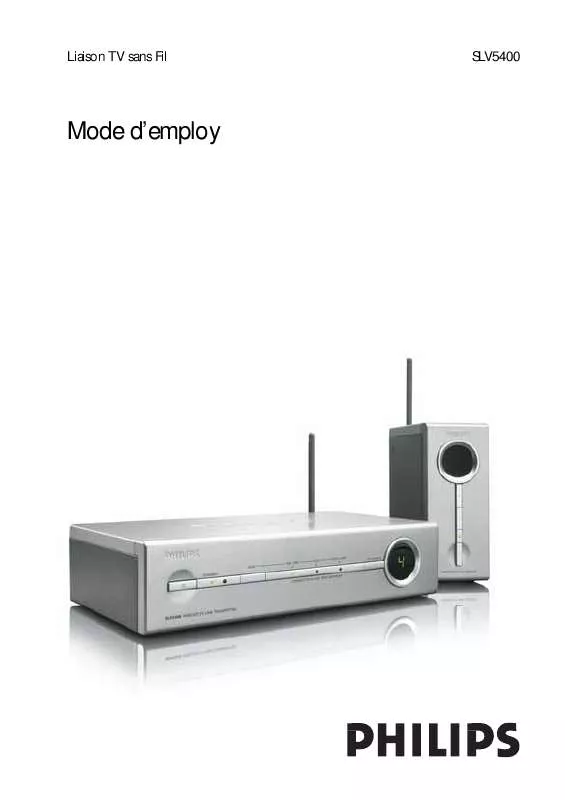 Mode d'emploi PHILIPS SLV5400