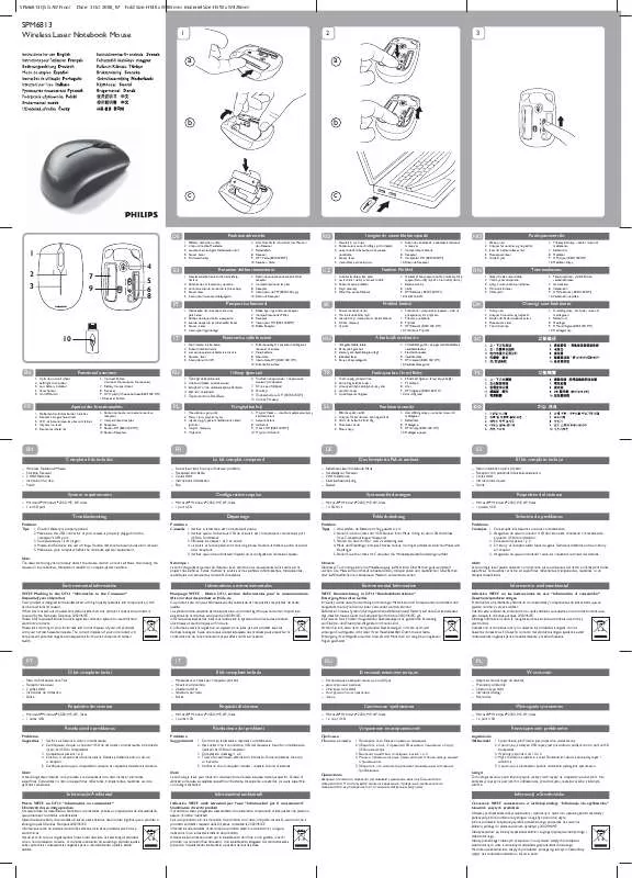 Mode d'emploi PHILIPS SPM6813BB