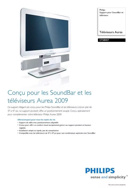 Mode d'emploi PHILIPS STS8007