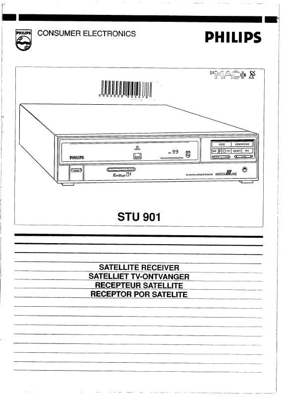 Mode d'emploi PHILIPS STU901/05R