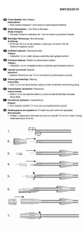 Mode d'emploi PHILIPS SWV3032S