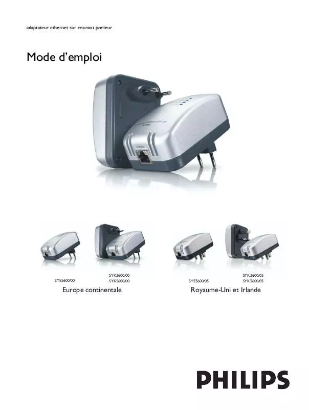 Mode d'emploi PHILIPS SYK3600